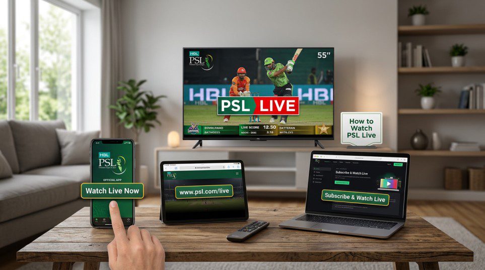 How To Watch PSL live