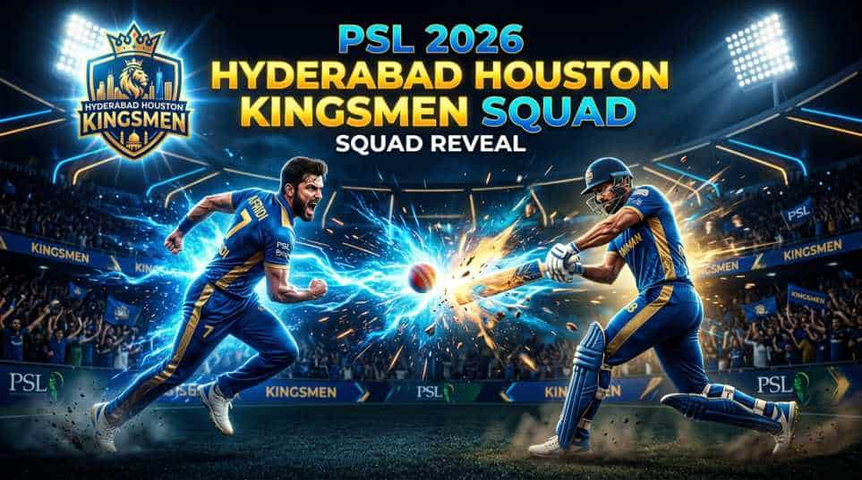 Hyderabad Houston Kingsmen Squad PSL 2026