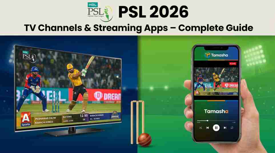 PSL 2026 TV Channel Pakistan