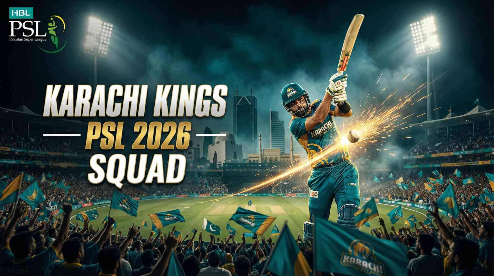 Karachi Kings PSL 2026 Squad