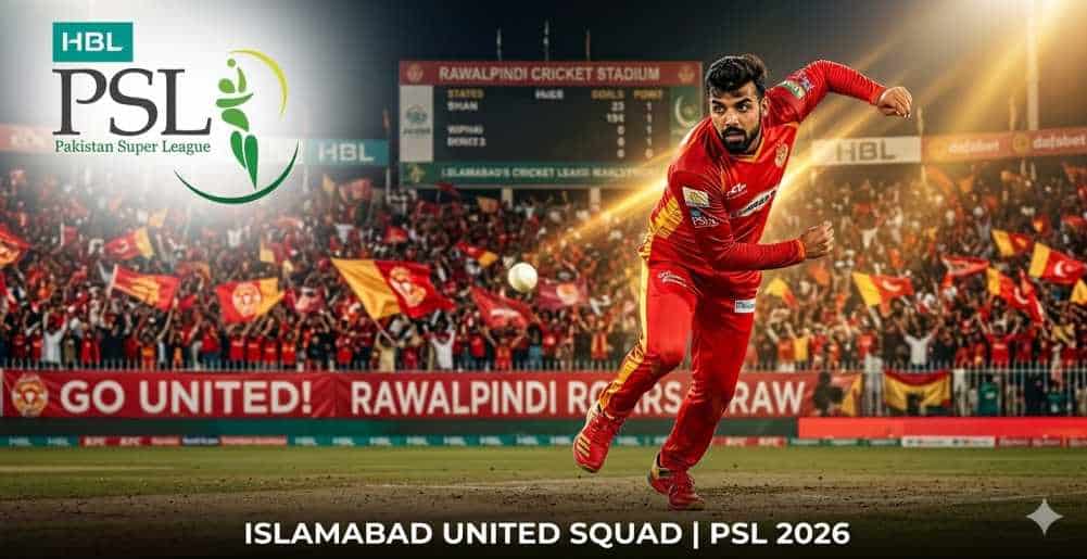 Islamabad United Squad PSL 2026